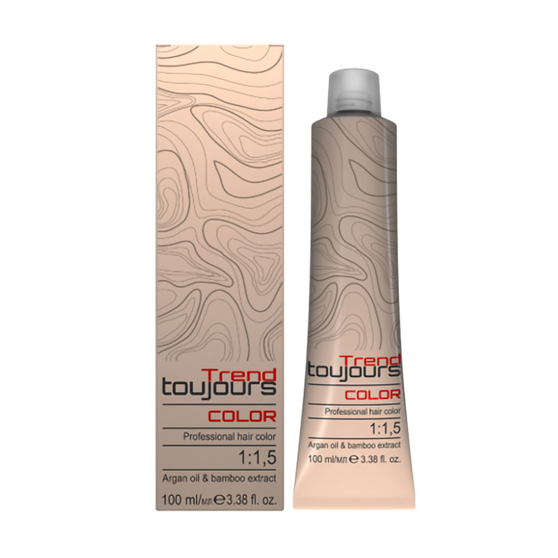 Перманентна фарба для волосся Trend Toujours Color Professional Hair Color 4.78 Onyx, 100 мл